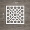 Ekena Millwork Small Harlingen Decorative Fretwork Wall Panels in Architectural PVC, 11 3/8"W x 11 3/8"H x 3/8"T WALP12X12GLN - alternate 4